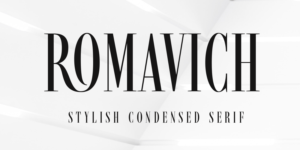 Romavich font