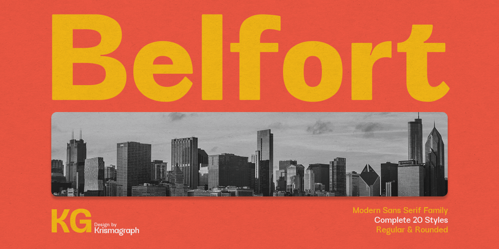 KG Belfort font