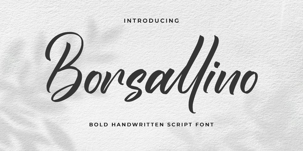 Borsallino font