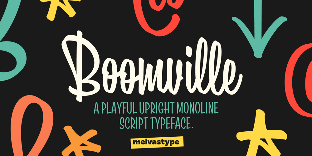 Boomville font