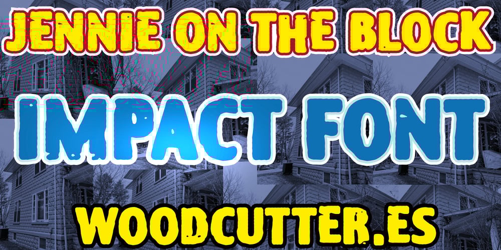 Jennie on the Block font