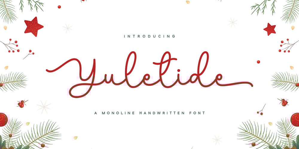 Yuletide font