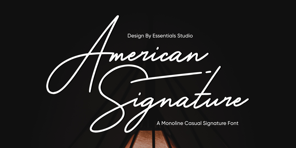American Signature font