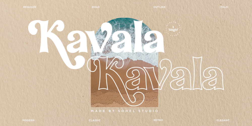 Kavala font