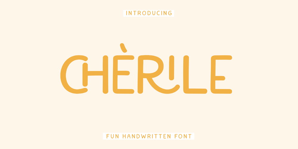Cherile font