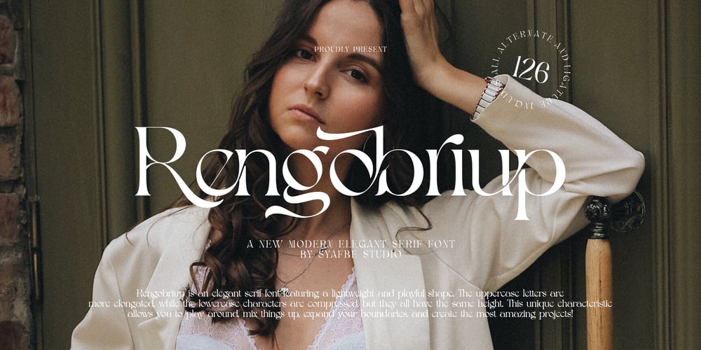 Rengobriup font