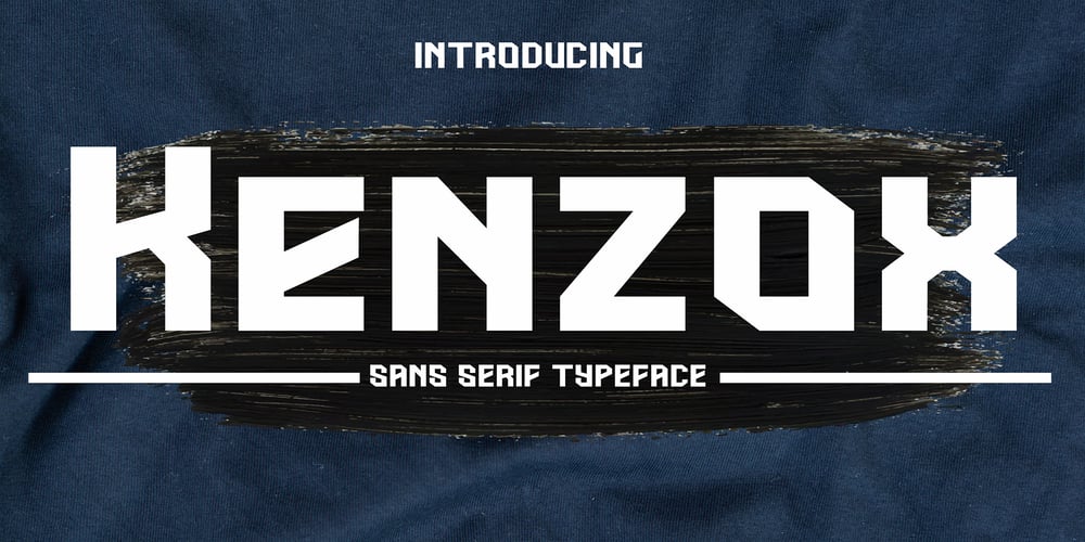 Kenzox font