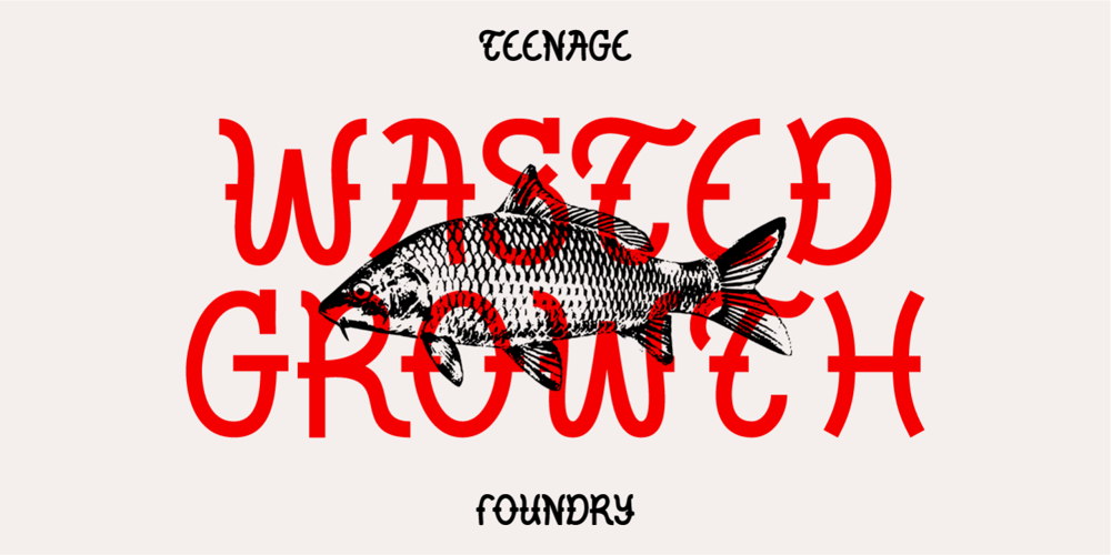 TF Wasted Growth font
