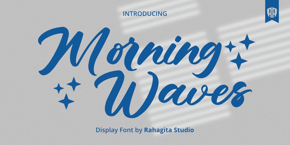 Morning Waves font