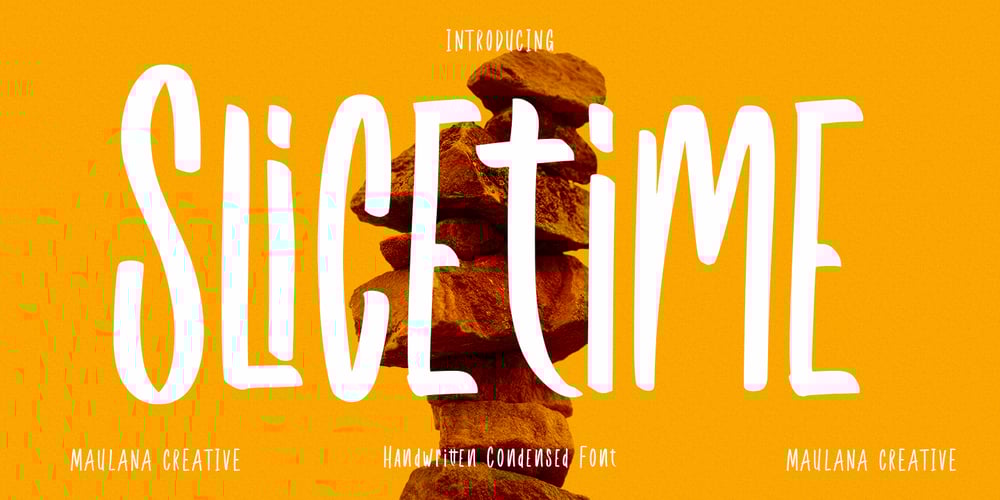Slicetime font