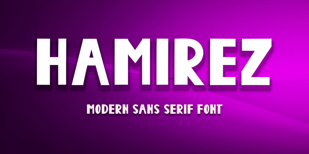 Hamirez font