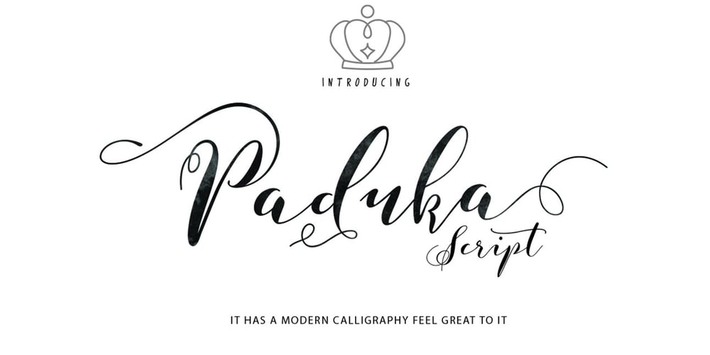 Paduka Script font