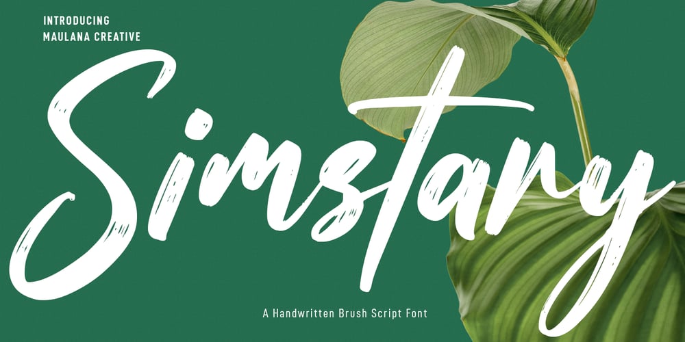 Simstary font