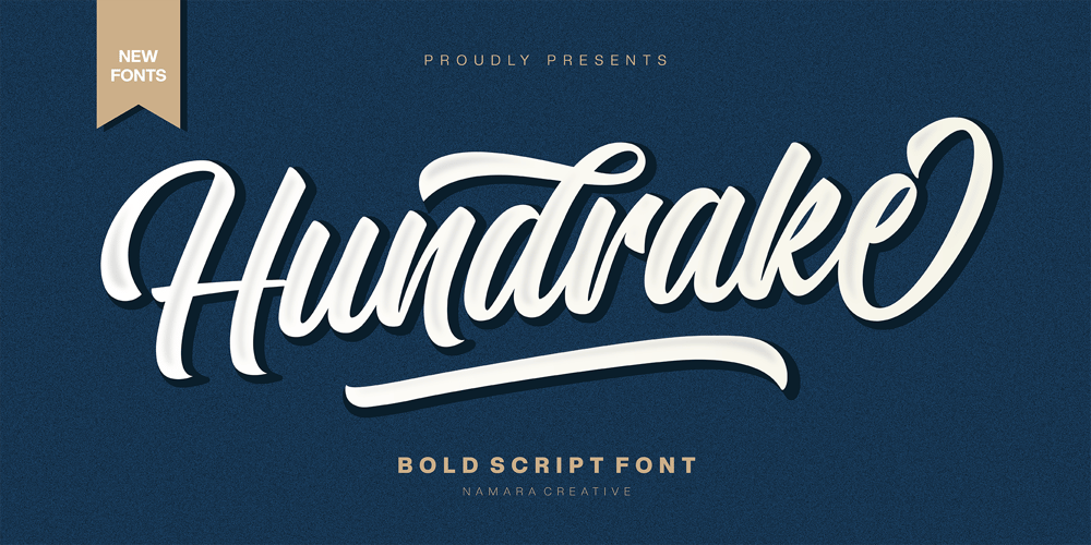 Hundrake font