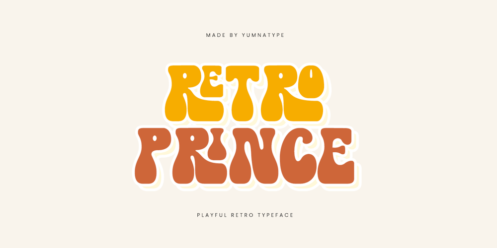 Retro Prince font