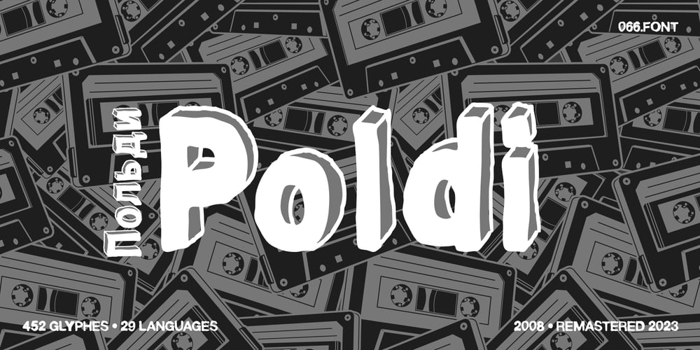 Poldi No 2 font