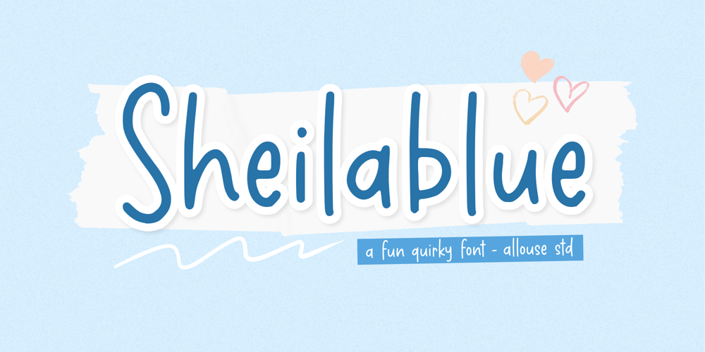 Sheilablue font