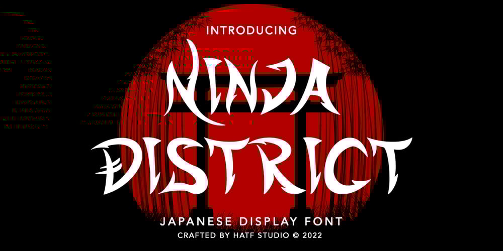 Ninja District font