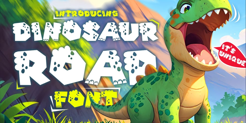 Dinosaur Roar font