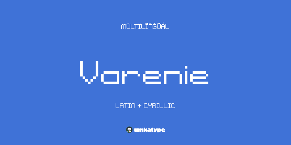 Varenie font
