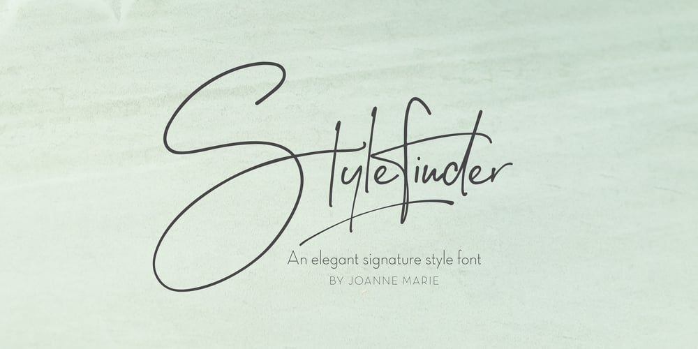Stylefinder font