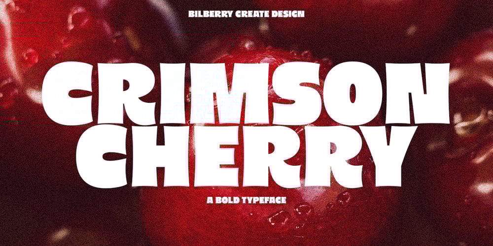 Crimson Cherry font