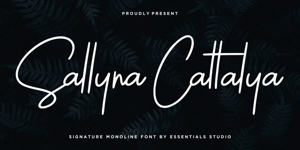 Sallyna Cattalya font