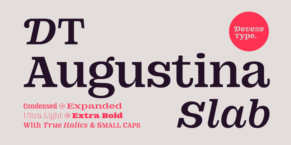 DT Augustina Slab font