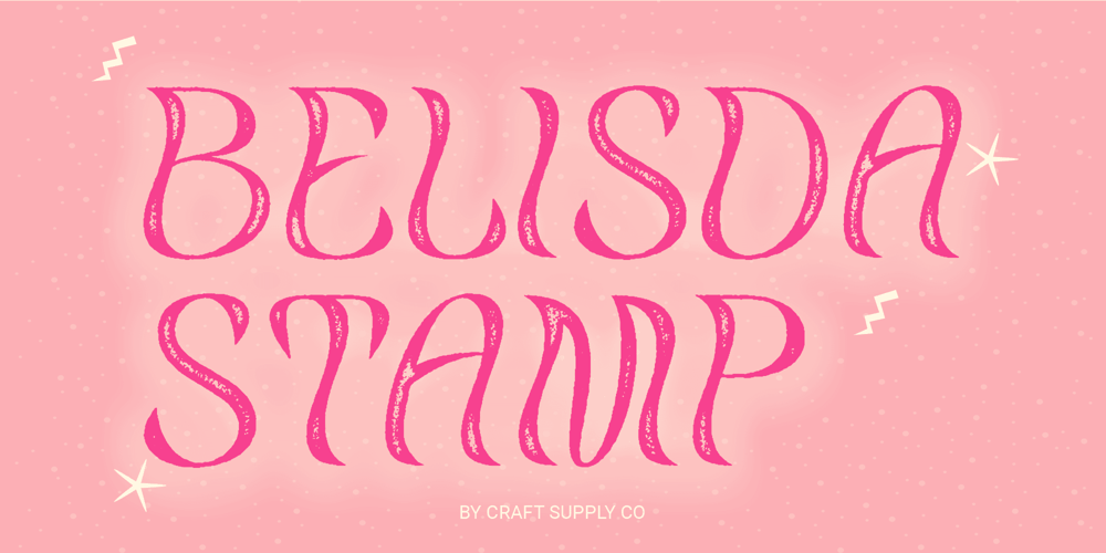 Belisda Stamp font