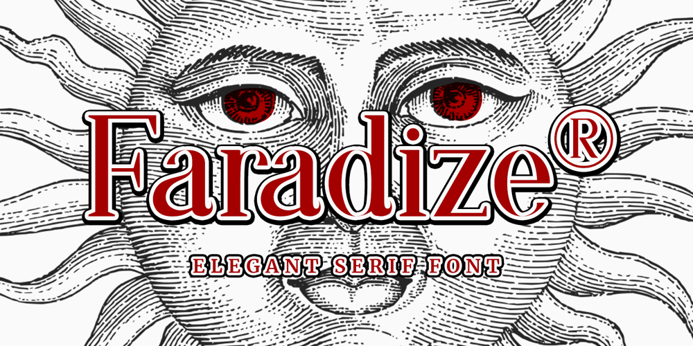 Faradize font