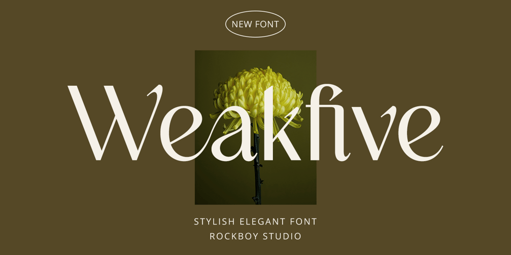 Weakfive font
