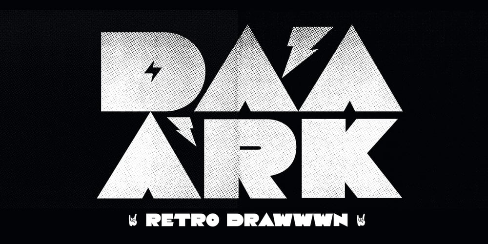 Daaark font