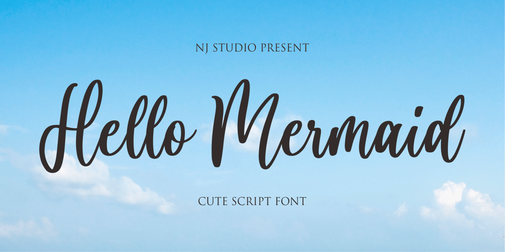 Hello Mermaid font