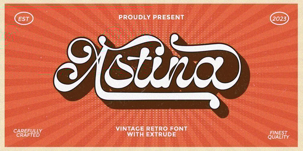 Astina Script font