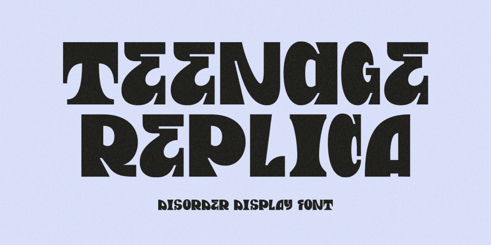 Teenage Replica font