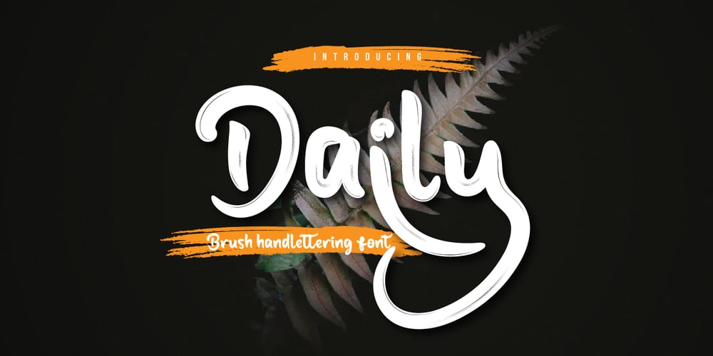 Daily font