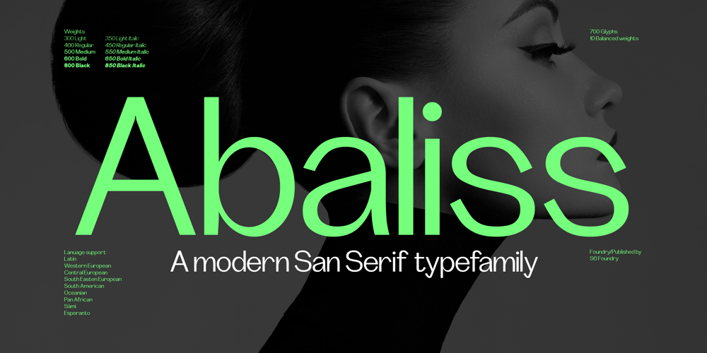 Abaliss Sans font