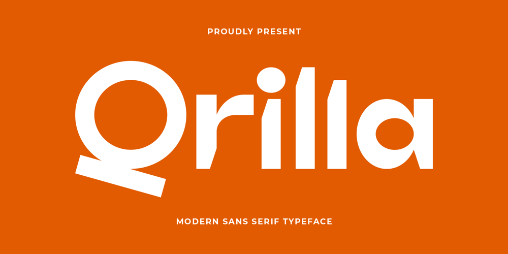 Qrilla font