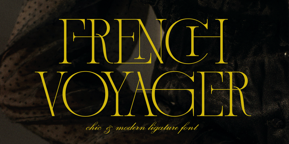 French Voyager font