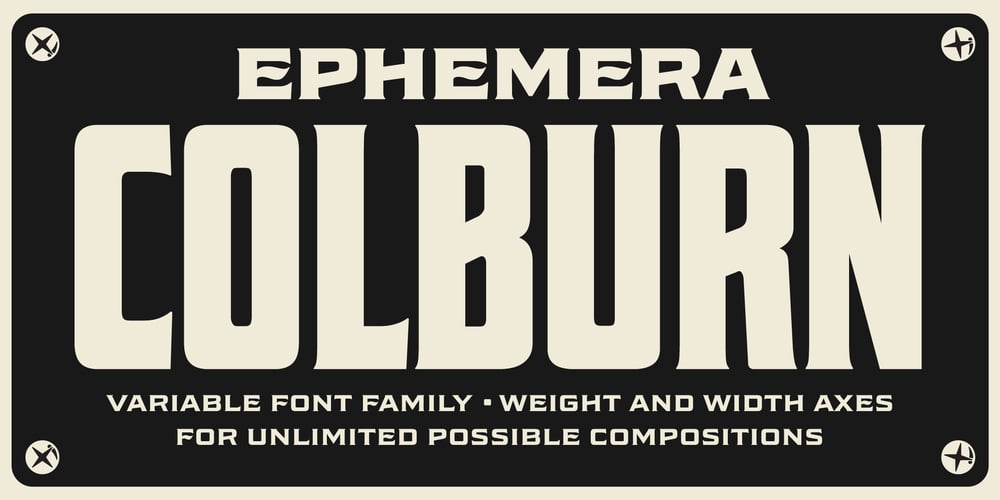 EFCO Colburn font