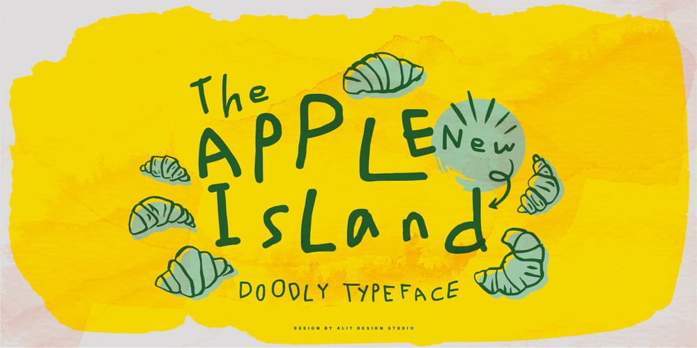Apple New Island font