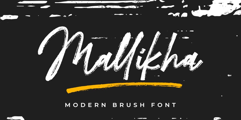 Mallikha Brush font