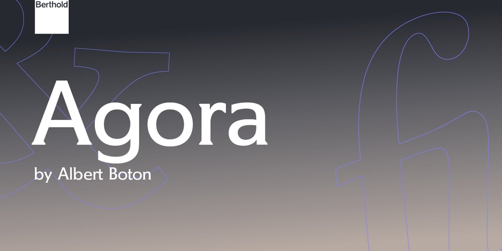 Agora font
