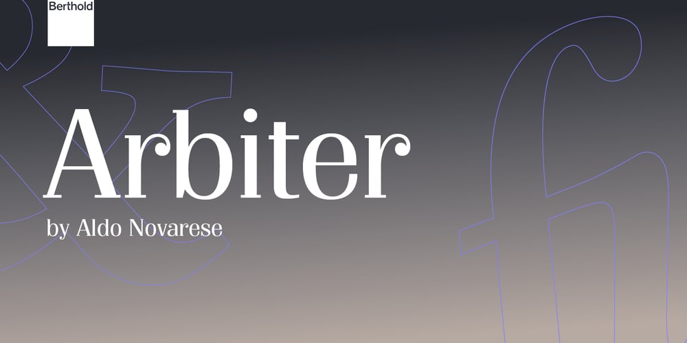 Arbiter font