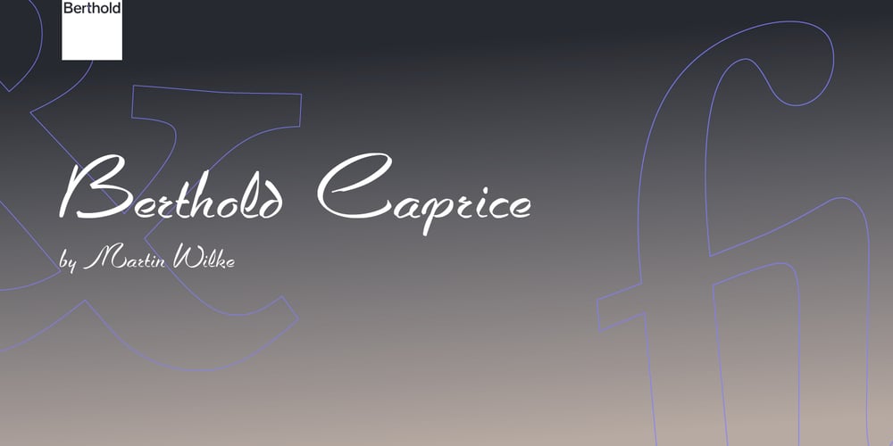 Caprice font