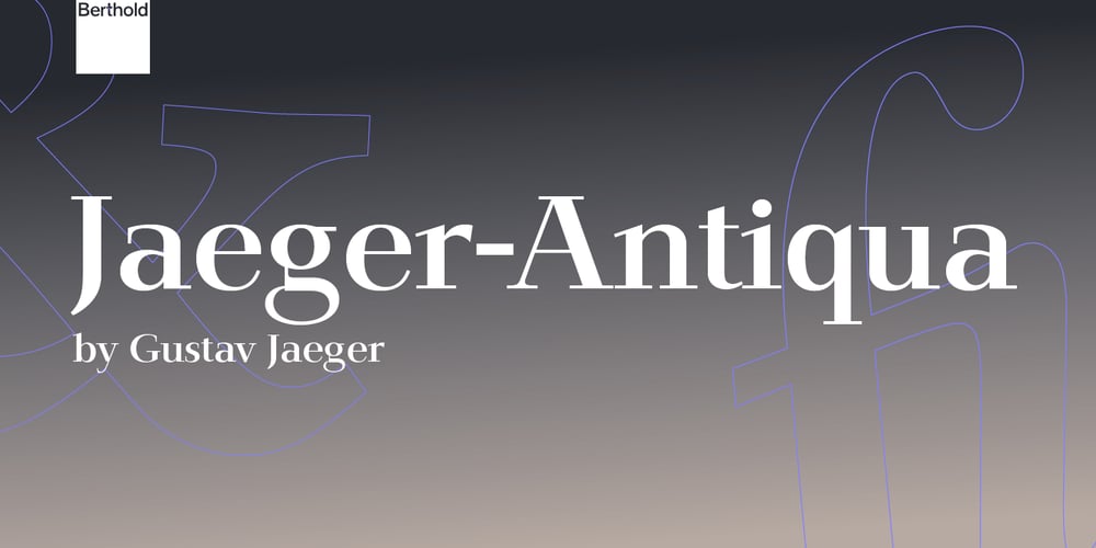 Jaeger-Antiqua font
