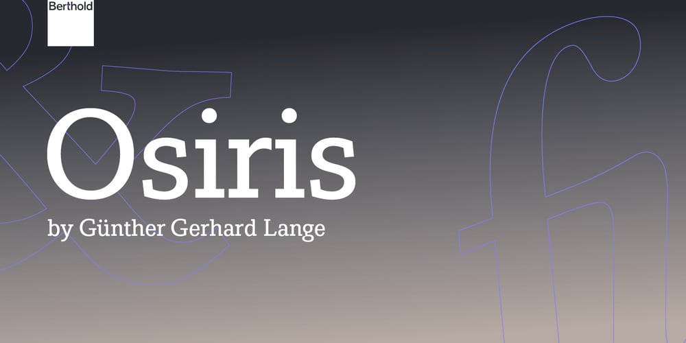Osiris font
