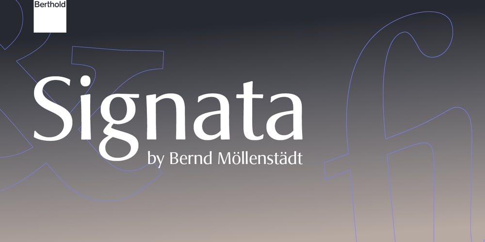 Signata font