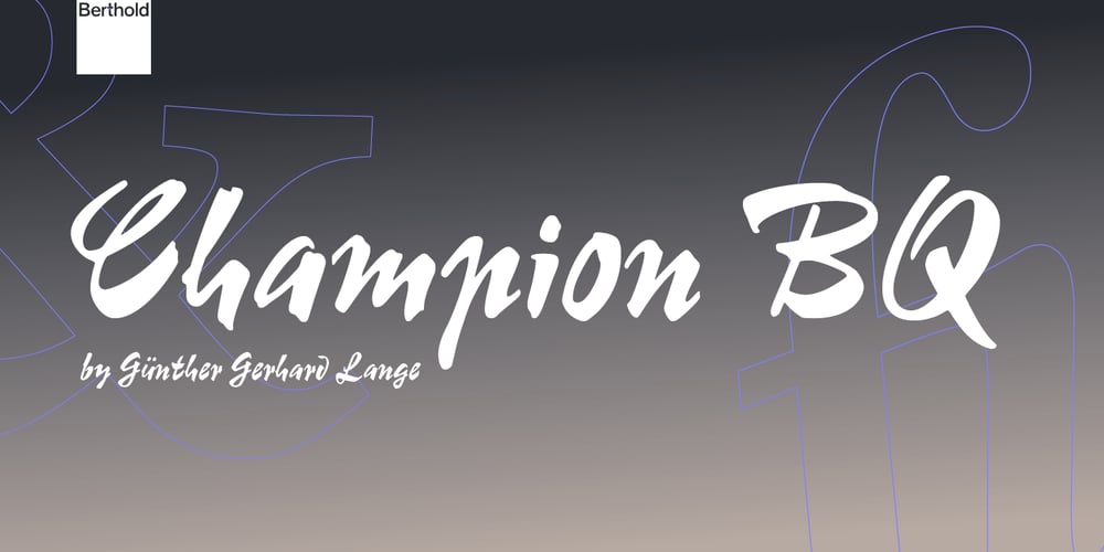 Champion font