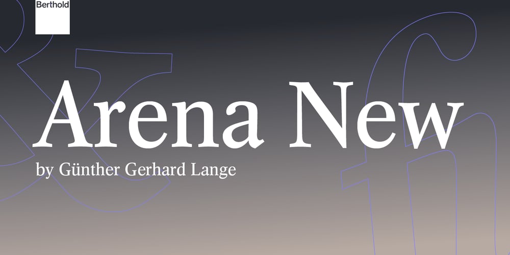 Arena New font